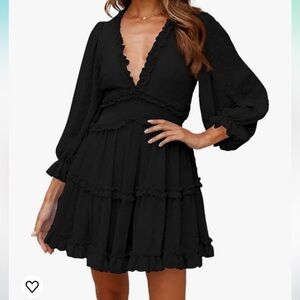 Black Long Sleeve Dress size L